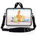 LSS 15.6 inch Laptop Sleeve Bag | Carrying Case Pouch w/ Handle & Adjustable Shoulder Strap Music Notes
