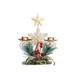 Paramedic Ornament Large Christmas Ornament Christmas Wrought Iron Candle Holder Decoration Ornaments Metal Candle Small Garden Decorations