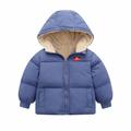 Aoochasliy Coats for Girls Boys Deals Toddler Baby Fall Winter Fleece Padded Jacket Hooded Zip Jacket Coat