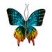 Brilliant Butterfly Indoor/Outdoor Wall Art - Blue/Gold - Frontgate