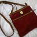 Michael Kors Bags | Burgundy Red Mk Crossbody Bag | Color: Red/Tan | Size: Os