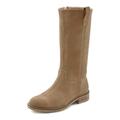 Cowboystiefel LASCANA Gr. 39, beige (sand) Damen Schuhe Reißverschlussstiefel Stiefel Sommerstiefel