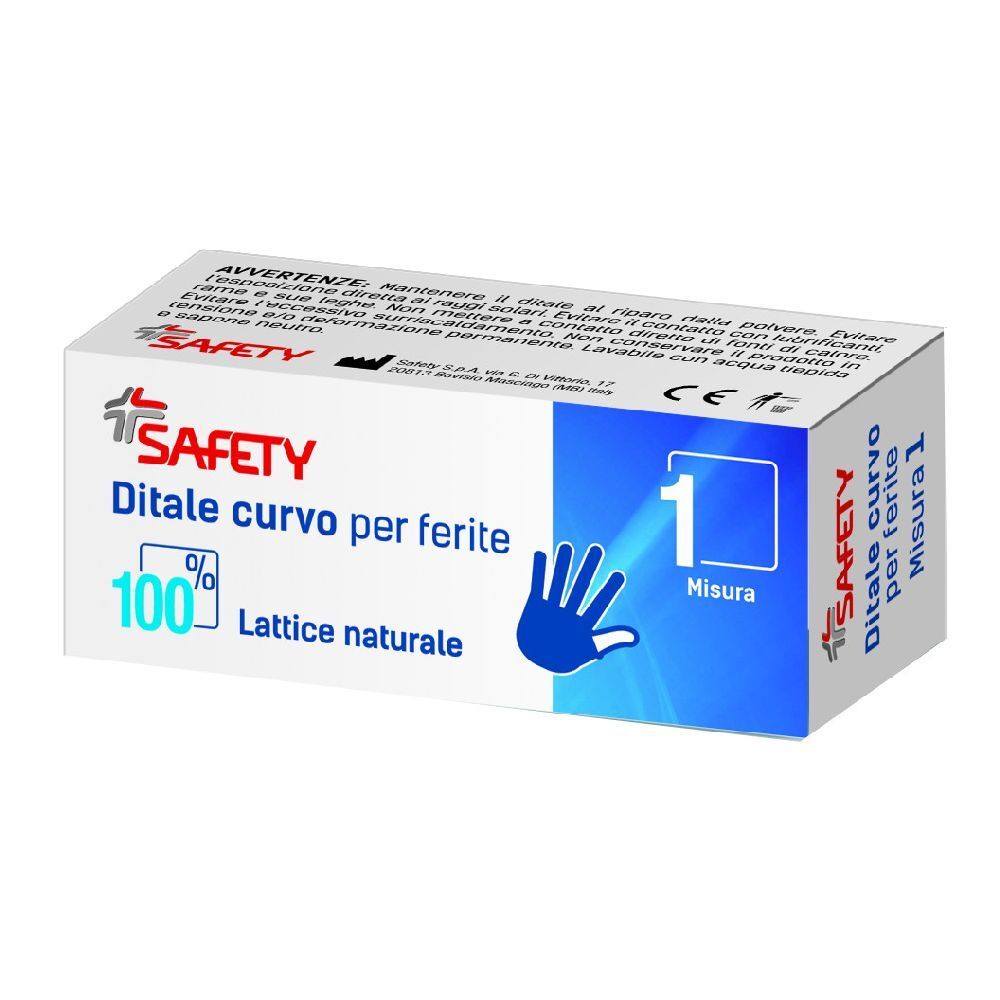 Safety Ditale in Lattice Curvo Taglia 4 12 pz Copertura per le dita