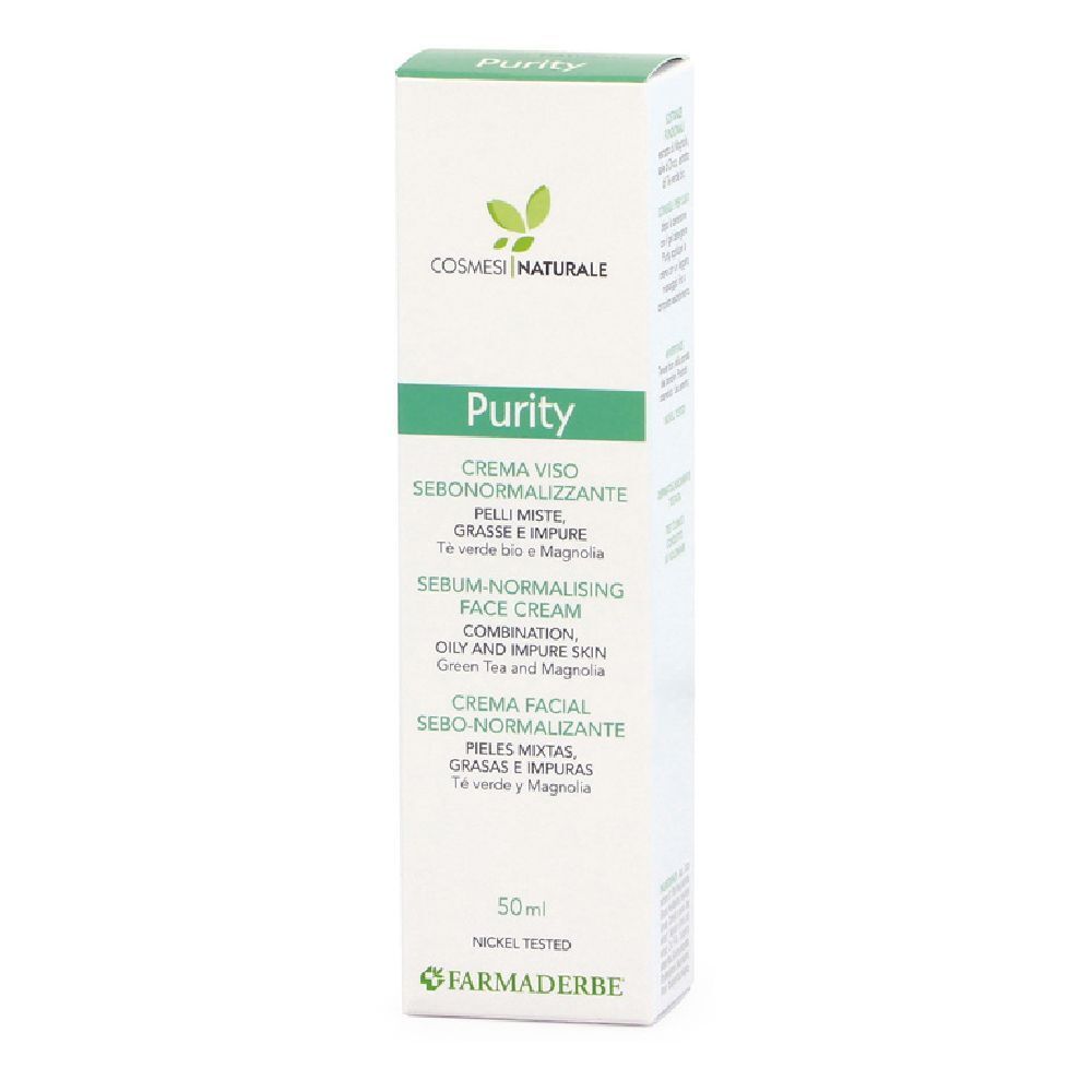 Purity Crema Viso Sebonormalizzante 50 Ml ml