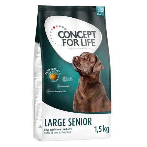 4x1,5kg Large Senior Concept for Life Hundefutter trocken