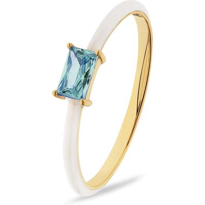 CHRIST Ring Emaille, 925er Silber 54 Damen Image