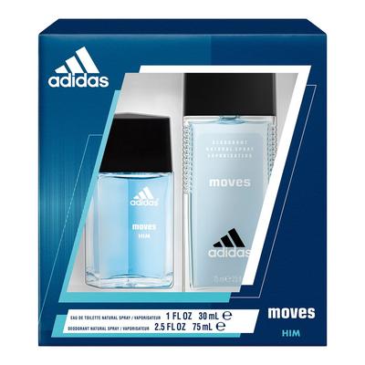 Adidas Moves 2 Pc Set for Men Standard Eau De Toil...