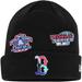 Men's New Era Black Boston Red Sox Polar Lights Cuffed Knit Hat