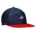 Men's Fanatics Branded Navy/Red Winnipeg Jets Authentic Pro Alternate Logo Snapback Hat