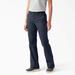 Dickies Women's Plus Slim Fit Bootcut Pants - Rinsed Dark Navy Size 14W (FPW515)