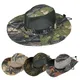 Chapeaux de couture en maille CamSolomon pour hommes respirant feuilles armée militaire chasse