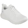 Sneaker SKECHERS "BOBS SQUAD CHAOS FACE OFF", Damen, Gr. 37, weiß (sanftes weiß), Textil, sportlich, Schuhe, Freizeitschuh, Halbschuh, Schnürschuh mit Komfort-Innensohle