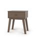 Child Craft Soho Nightstand Wood in Brown/Green | 23.98 H x 21.42 W x 15.12 D in | Wayfair F03928.86