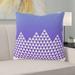 Latitude Run® Avicia Indoor/Outdoor Throw Pillow Polyester/Polyfill blend in Blue | 16 H x 16 W x 9.5 D in | Wayfair