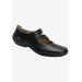 Wide Width Women's Chelsea Mary Jane Flat by Ros Hommerson in Black (Size 9 1/2 W)