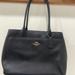 Coach Bags | Coach Black Leather Tote | Color: Black | Size: 13.5”L X 9.75”H X 5”W