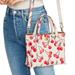 Coach Bags | Coach Willow 24 Cherry-Print Leather Tote In B4 Chalk Great Reviews | Color: Red/White | Size: Os