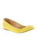 J. Crew Shoes | J. Crew Cece Ballets Flats Anya Bright Yellow Leather Size 7.5 Cushion Insoles | Color: Cream/Yellow | Size: 7.5