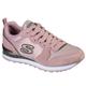 Sneaker SKECHERS "Nylon Quarter Lace Up Jogger" Gr. 35, rosa (rosa, khaki) Damen Schuhe Modernsneaker Sneaker low