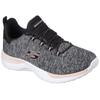 Slip-On Sneaker SKECHERS "DYNAMIGHT-BREAK-THROUGH", Damen, Gr. 35, schwarz (schwarz, meliert), Textil, Synthetik, sportlich, Schuhe, Trainingsschuh, Freizeitschuh mit praktischem Gummizug