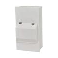 ZYWUOY 1Pcs 6 Way Metal Clad Consumer Unit, C/w 100A Man Switch (4 Usable Ways) 6 Way Metal Composite Consumer Unit Switch Box