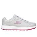 Skechers Women's Relaxed Fit: GO GOLF Prime Shoes | Size 8.0 | Gray/Pink | Synthetic/Textile