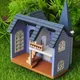 Maison de Ville de Conte de Fées Mini Poupées en Bois Accessoires Miniatures Construction