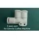 Pièces de machine à expresso domestique joint de tuyau d'eau pièce à 3 passages Gemilai CRM3605