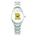 Women's Silver Rochester Yellow Jackets Stainless Steel Bracelet Wristwatch