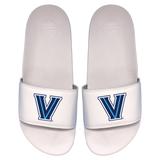 Men's ISlide White Villanova Wildcats Primary Logo Motto Slide Sandals