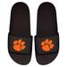 Youth ISlide Black Clemson Tigers Primary Logo Motto Slide Sandals