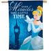 WinCraft Cinderella Even Miracles Take A Little Time 28'' x 40'' Single-Sided Vertical Banner