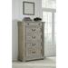 Signature Design by Ashley 5 Drawer 40" W Lingerie Chest Wood in Brown/Gray | 58 H x 40 W x 19 D in | Wayfair B799-46