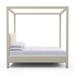 Tandem Arbor Lafayette Poster Bed Upholstered/Genuine Leather | 87 H x 62 W x 82 D in | Wayfair 115-11-FUL-22-ST-KL-OY