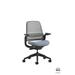 Steelcase Series 1 w/ CarbonNeutral Product Certification Upholstered in Blue/Black | 41.25 H x 23.5 W x 27 D in | Wayfair SXM51H47Y3XT1T334K