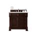 Darby Home Co Vivanco 36" Single Bathroom Vanity Set Wood/Quartz Top/Marble/Stone/Granite in Black | 34.3 H x 36 W x 23.5 D in | Wayfair