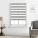 Cordless Zebra Shades Free-Stop Light Filtering Zebra Roller Blinds for Bedroom/Living Room/Office