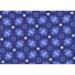 Ahgly Company Machine Washable Indoor Rectangle Transitional Cobalt Blue Area Rugs 2 x 4