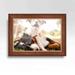 30x27 Copper and Brown Real Wood Picture Frame Width 2 inches | Interior Frame Depth 0.5 inches |
