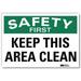 Lyle Safety Decal 10x14in Reflective Sheeting U7-1215-RD_14X10