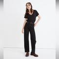 Madewell Jeans | Madewell Perfect Vintage Wide-Leg Jean In Belmere Wash | Color: Black | Size: 23