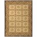 Aubusson Weave 973602 8 x 10 ft. Avignon Flat Woven Area Rug Gold & Dark Brown