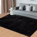 CAROMIO 6 x 9 Black Fluffy Soft Area Rug Shag Fuzzy Rug for Entryway Non-Skid for Living Room Bedroom Nursery Rug