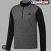 Adidas Shirts | Adidas Quarter Zip Color Block Long Sleeve Active Top | Color: Black/Gray | Size: Various