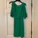 Jessica Simpson Dresses | Jessica Simpson Green Cold Shoulder Dress Size Medium | Color: Green | Size: M