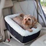 Snoozer Pet Products Snoozer Console Lookout Dog Car Seat Polyester/Synthetic Material in Black | 7 H x 9 W x 15 D in | Wayfair 50910