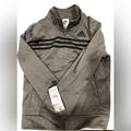 Adidas Jackets & Coats | New With Tag! Boys Adidas Grey Track Jacket Kids Size Small S (8) | Color: Gray/White | Size: 8b
