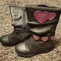 Disney Shoes | Girls Boots Size 8 (Little Girl) | Color: Gold/Gray | Size: 8g