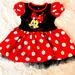 Disney Dresses | Minnie Mouse Tutu Dress | Color: Black/Red | Size: 6-9mb