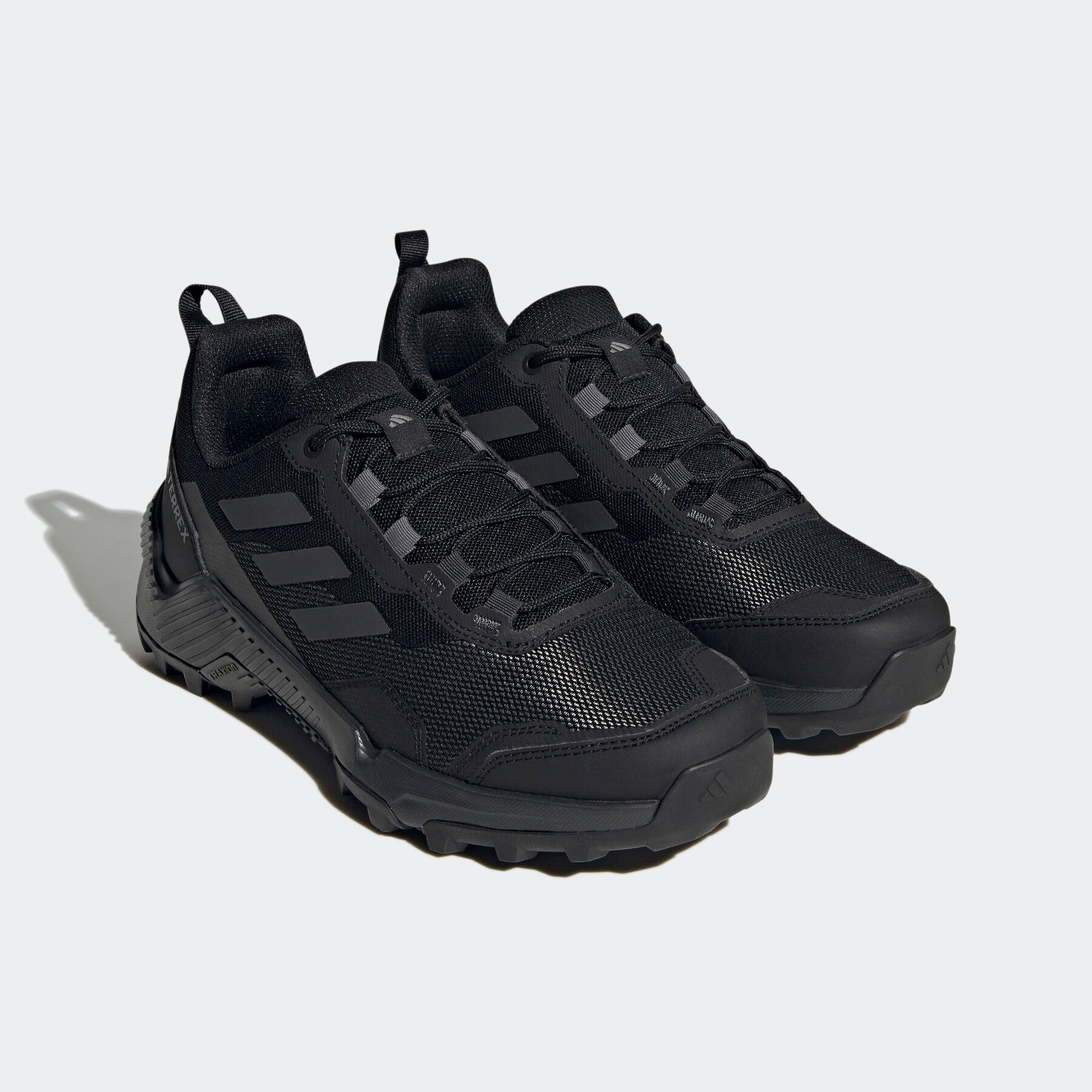 Wanderschuh ADIDAS TERREX "EASTRAIL 2.0", Damen, Gr. 41, schwarz (core schwarz, carbon, grau four), Synthetik, Textil, Schuhe Wanderschuh